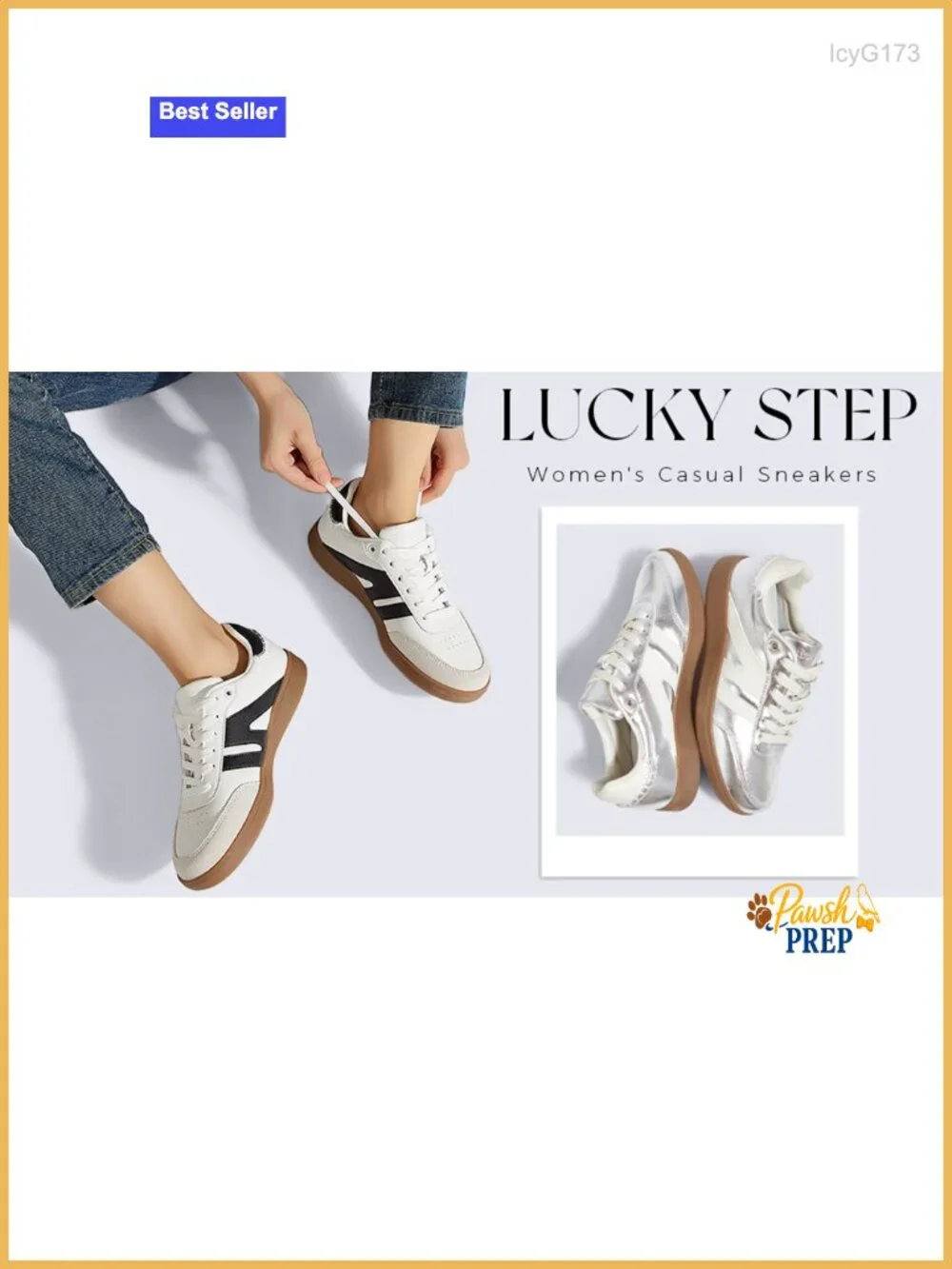 Genuine Leather & Suede Retro Fashion Sneakers - Anti-Slip Gum Sole Lace-Up